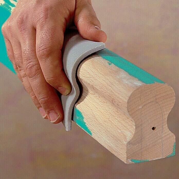 Hermes Schuurspons tweezijdig gebruik op leuning